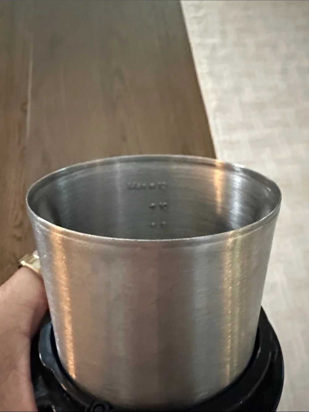 KitchenAid Silver and Black Electric Coffee Grinder